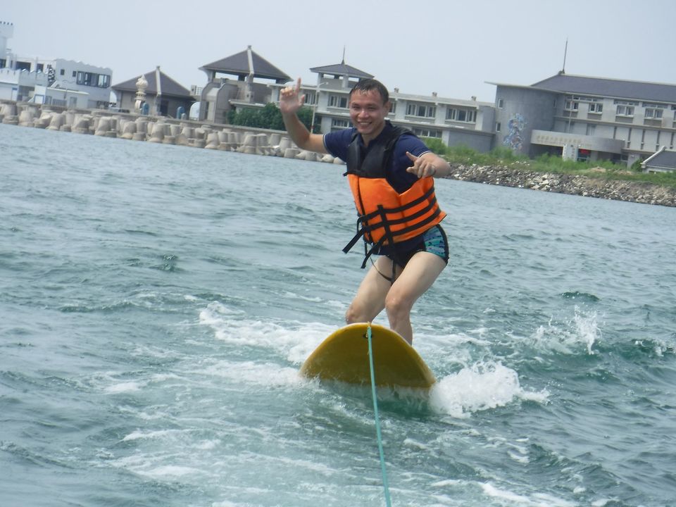 澎湖旅遊-井垵三合一(獨木舟，滑水，風帆)